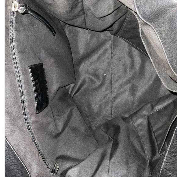 Coach Thompson Large Slim North South Black Leather Tote Bag 70322 - Picture 12 of 16